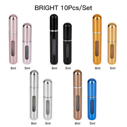 Elegant Travel Perfume Atomizer – Refillable Mini Spray Bottle (5ml / 8ml)