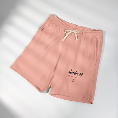 Fleece Sweat Shorts — Raven Bone Graphic Casual Lounge Shorts