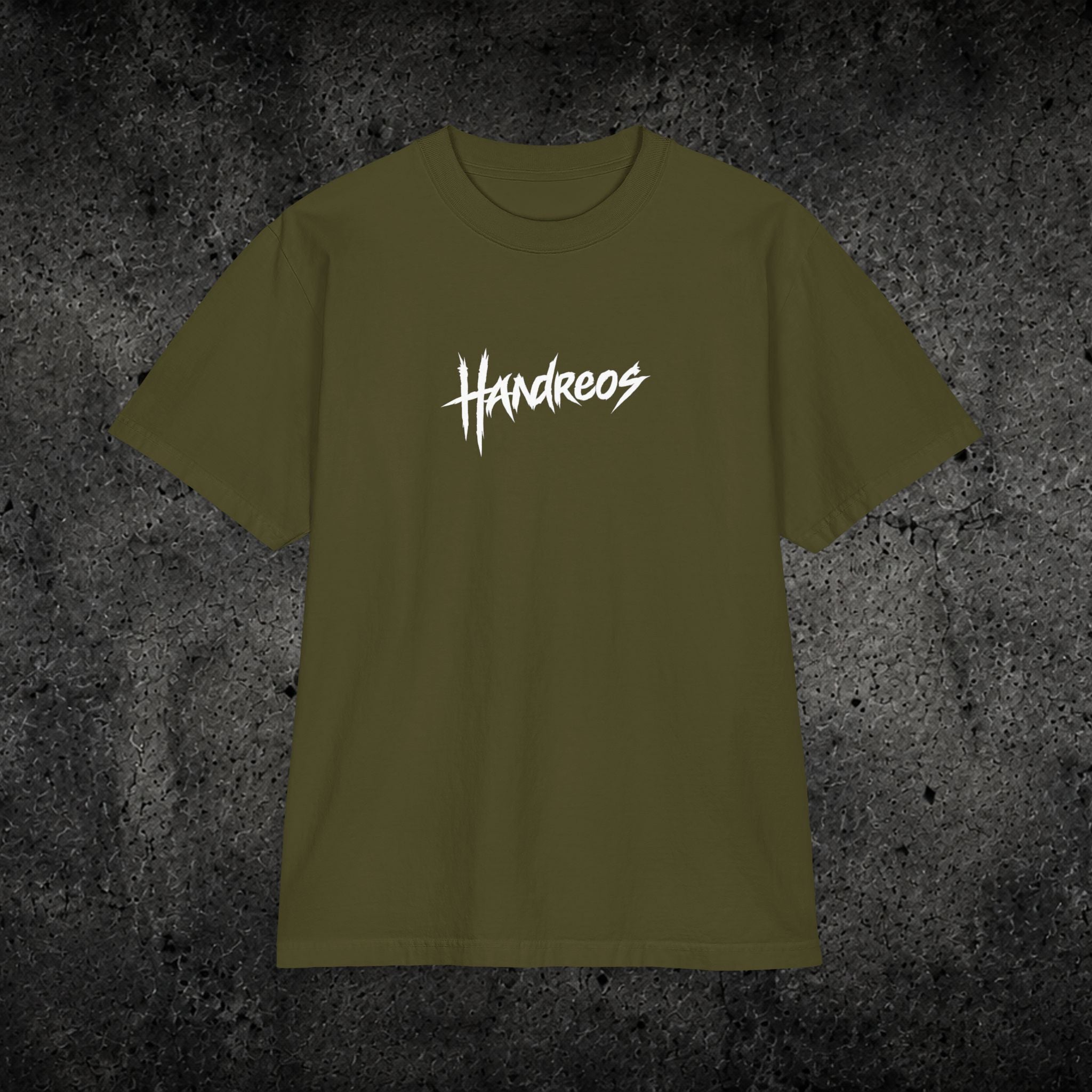 Not Bad Boy Graphic Tee — 'Handreos' Logo Short Sleeve Shirt