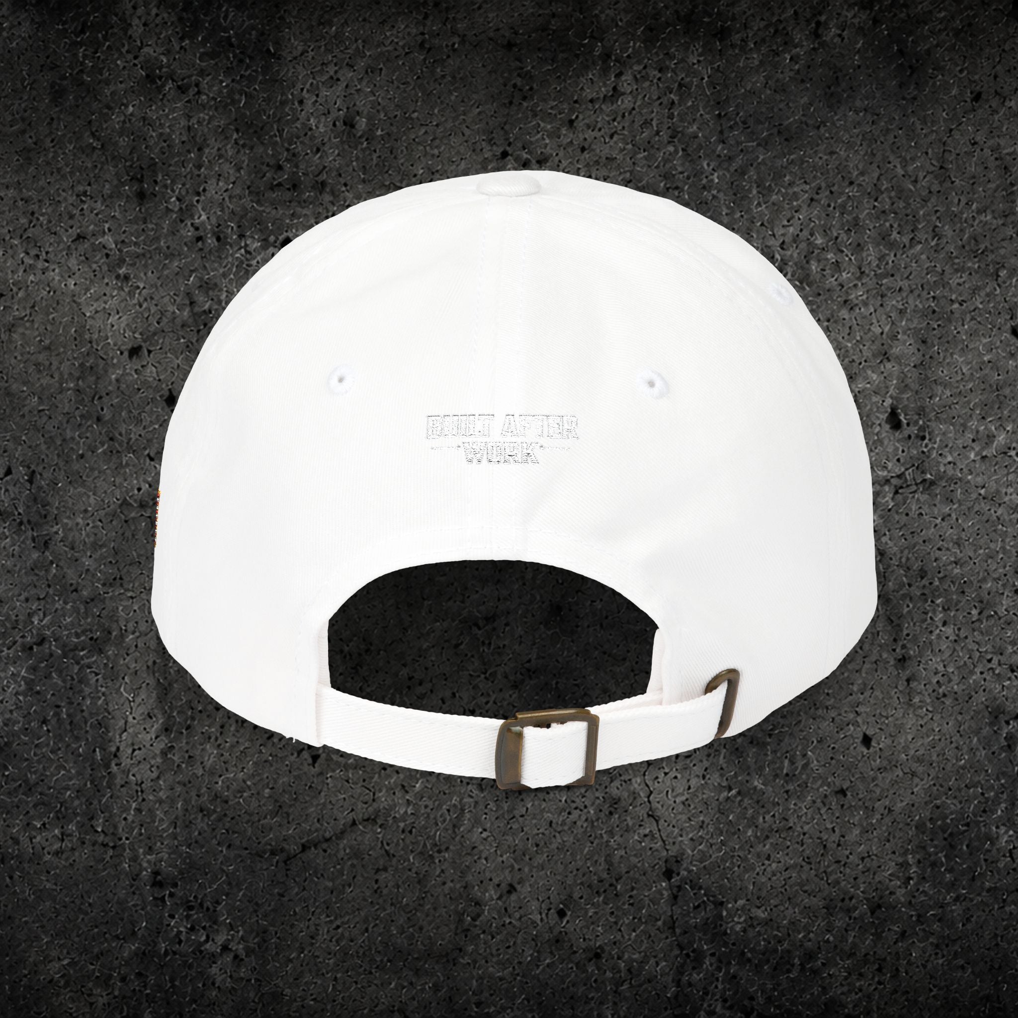 Ember Raven Dad Cap — Minimal Dark Bird Logo Baseball Hat