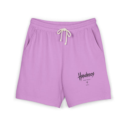 Fleece Sweat Shorts — Raven Bone Graphic Casual Lounge Shorts