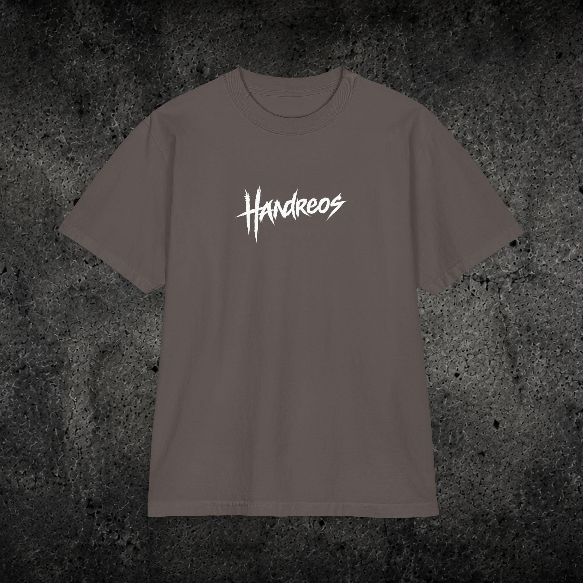 Not Bad Boy Graphic Tee — 'Handreos' Logo Short Sleeve Shirt
