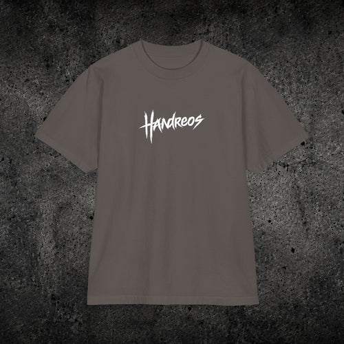 Not Bad Boy Graphic Tee — 'Handreos' Logo Short Sleeve Shirt
