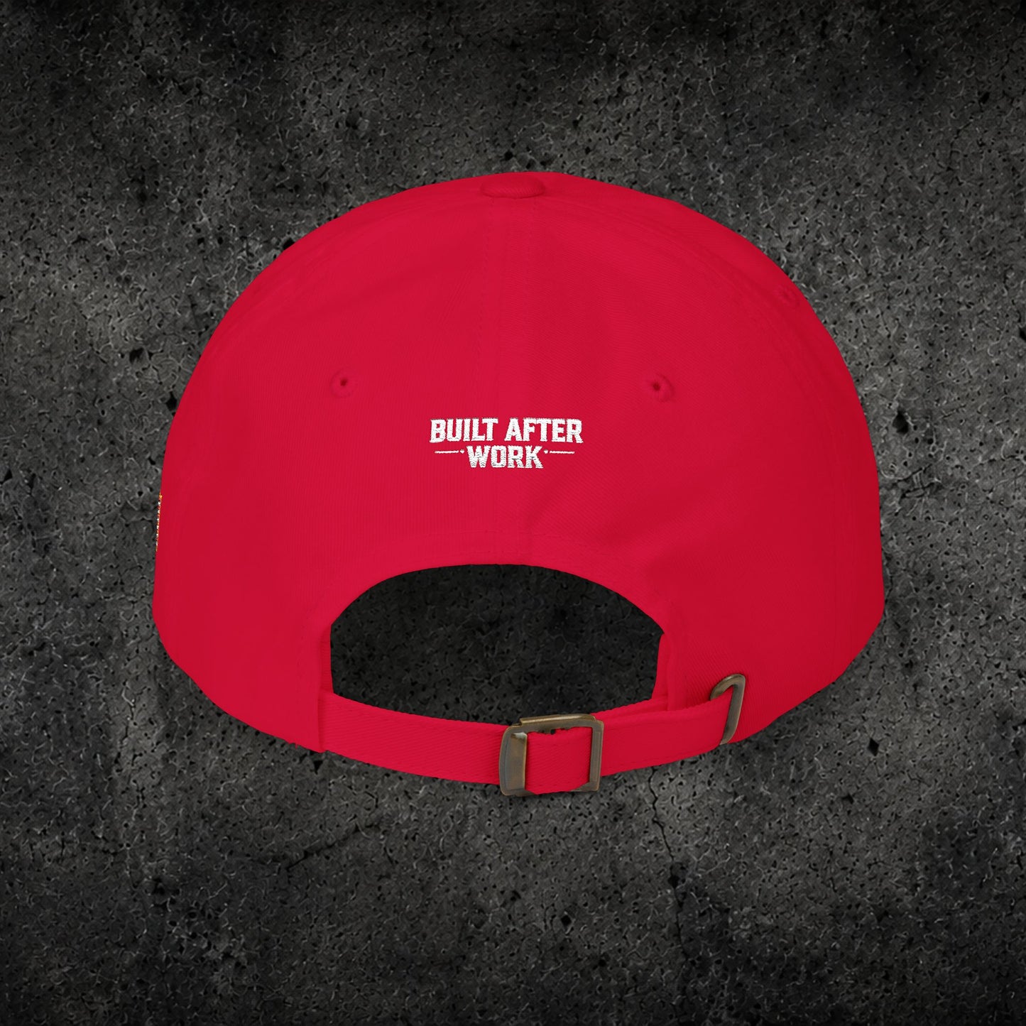 Ember Raven Dad Cap — Minimal Dark Bird Logo Baseball Hat