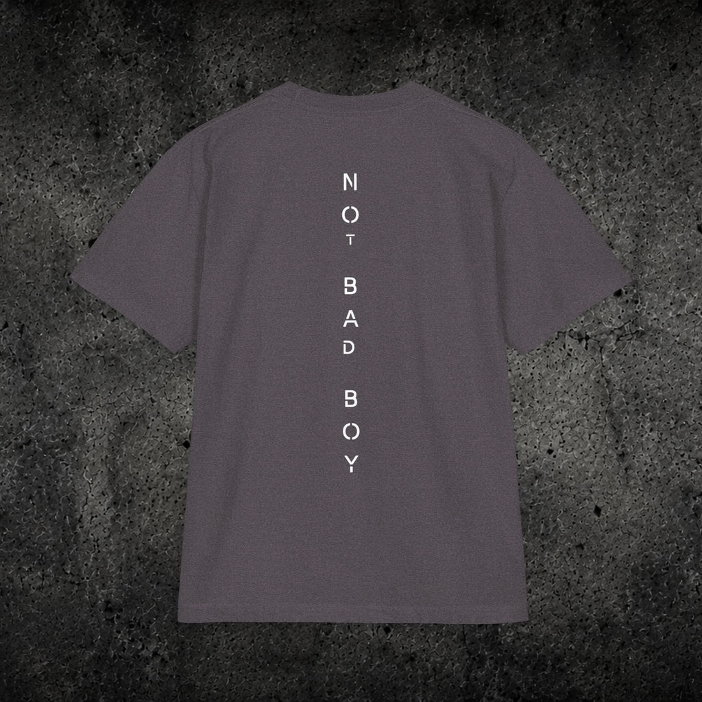 Not Bad Boy Graphic Tee — 'Handreos' Logo Short Sleeve Shirt