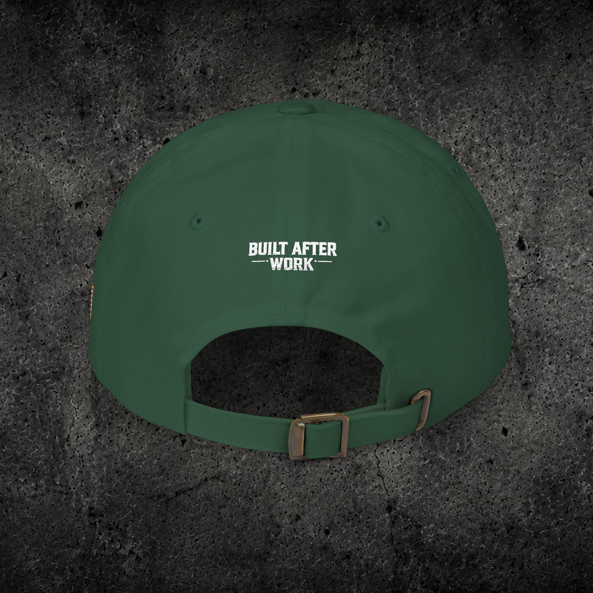 Ember Raven Dad Cap — Minimal Dark Bird Logo Baseball Hat