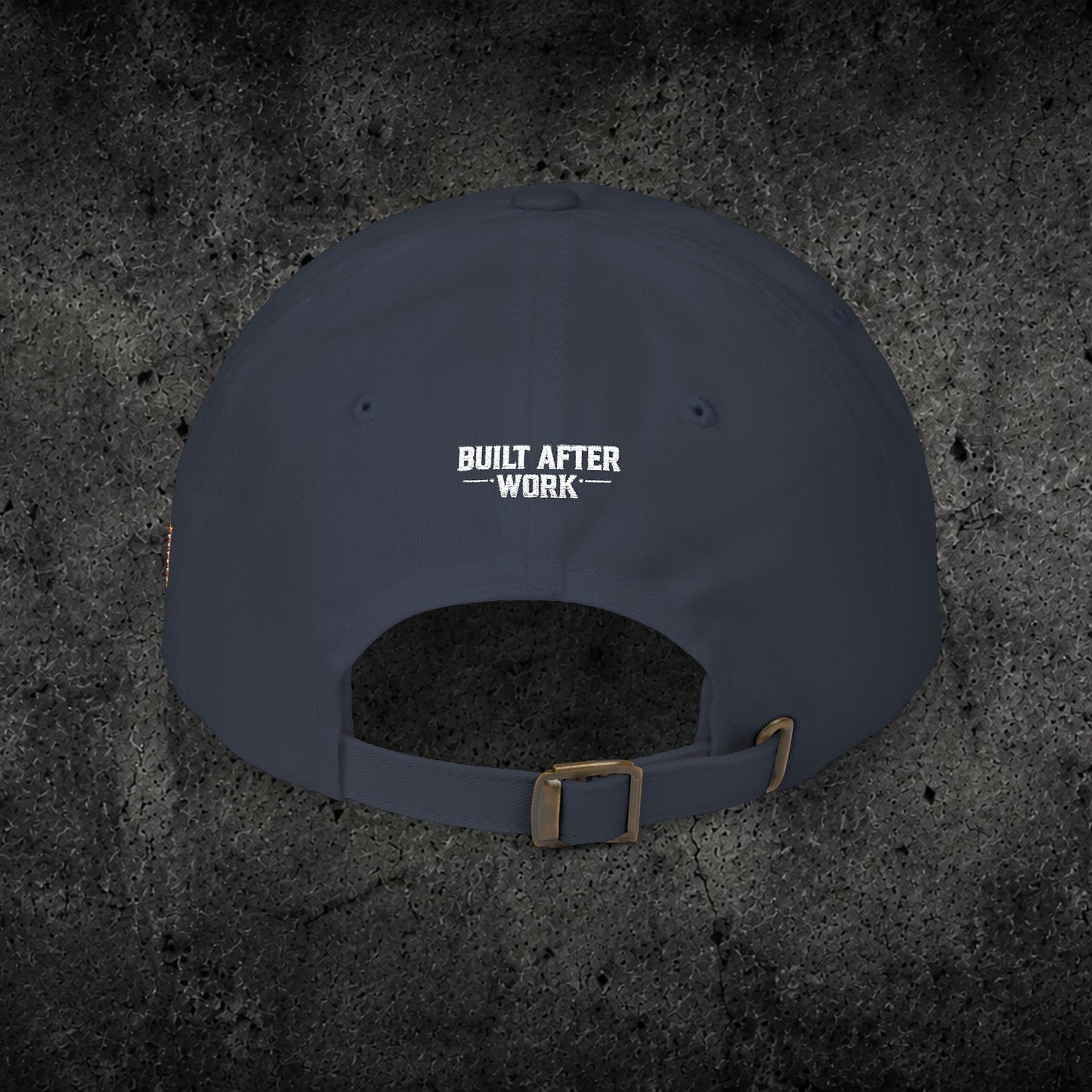 Ember Raven Dad Cap — Minimal Dark Bird Logo Baseball Hat