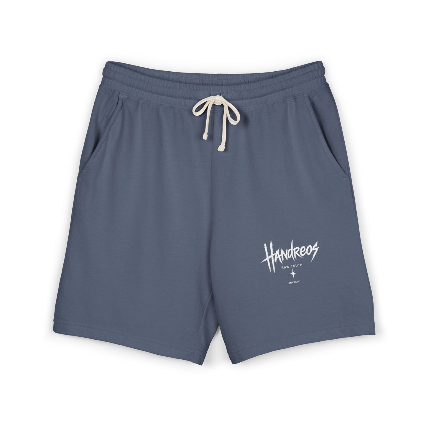 Fleece Sweat Shorts — Raven Bone Graphic Casual Lounge Shorts
