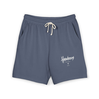Fleece Sweat Shorts — Raven Bone Graphic Casual Lounge Shorts