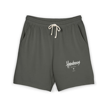 Fleece Sweat Shorts — Raven Bone Graphic Casual Lounge Shorts
