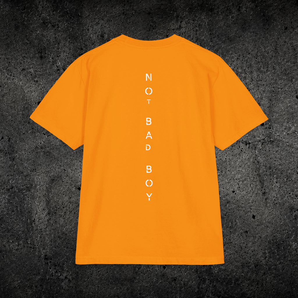 Not Bad Boy Graphic Tee — 'Handreos' Logo Short Sleeve Shirt