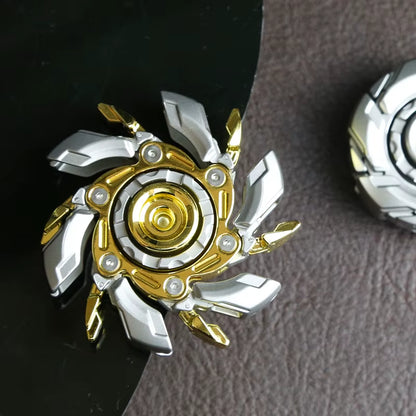 Mecha Transform Fidget Spinner EDC Focus Aid Hand Spinner Restlessness Easing Pocket Toy for Adults Fidget Toy Adults Gifts