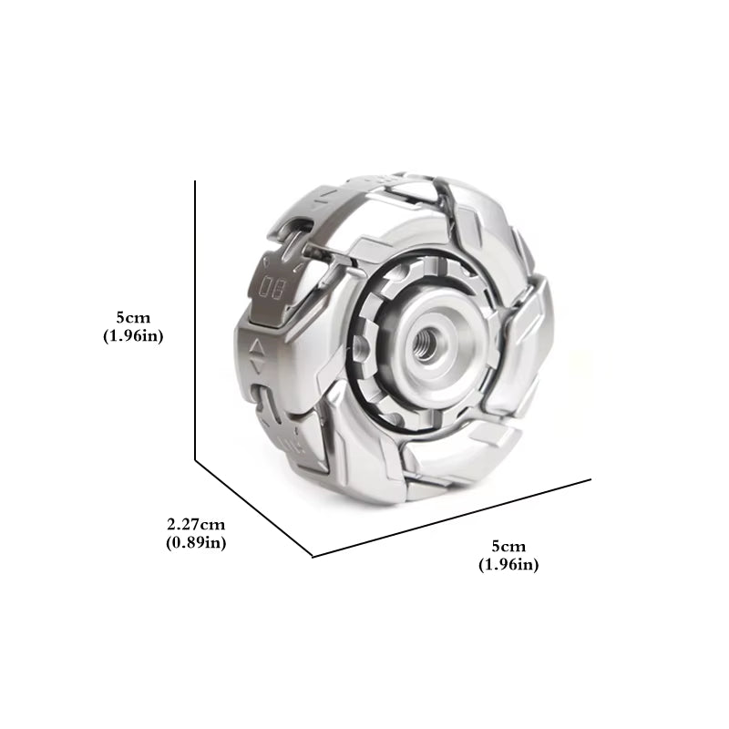 Mecha Transform Fidget Spinner EDC Focus Aid Hand Spinner Restlessness Easing Pocket Toy for Adults Fidget Toy Adults Gifts