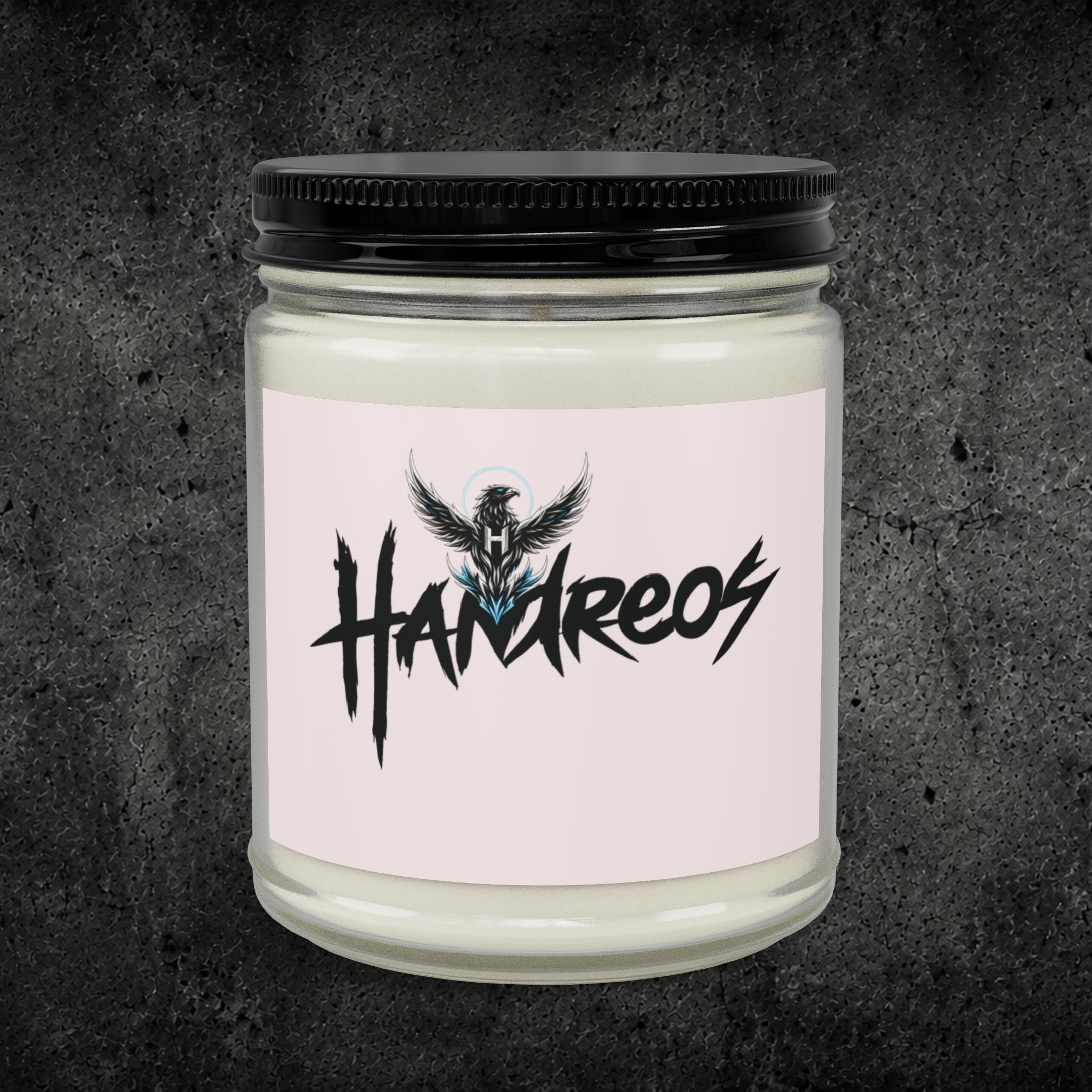 Soy Candle — Amber Jar Scented Candle with Black Lid (4oz & 9oz)