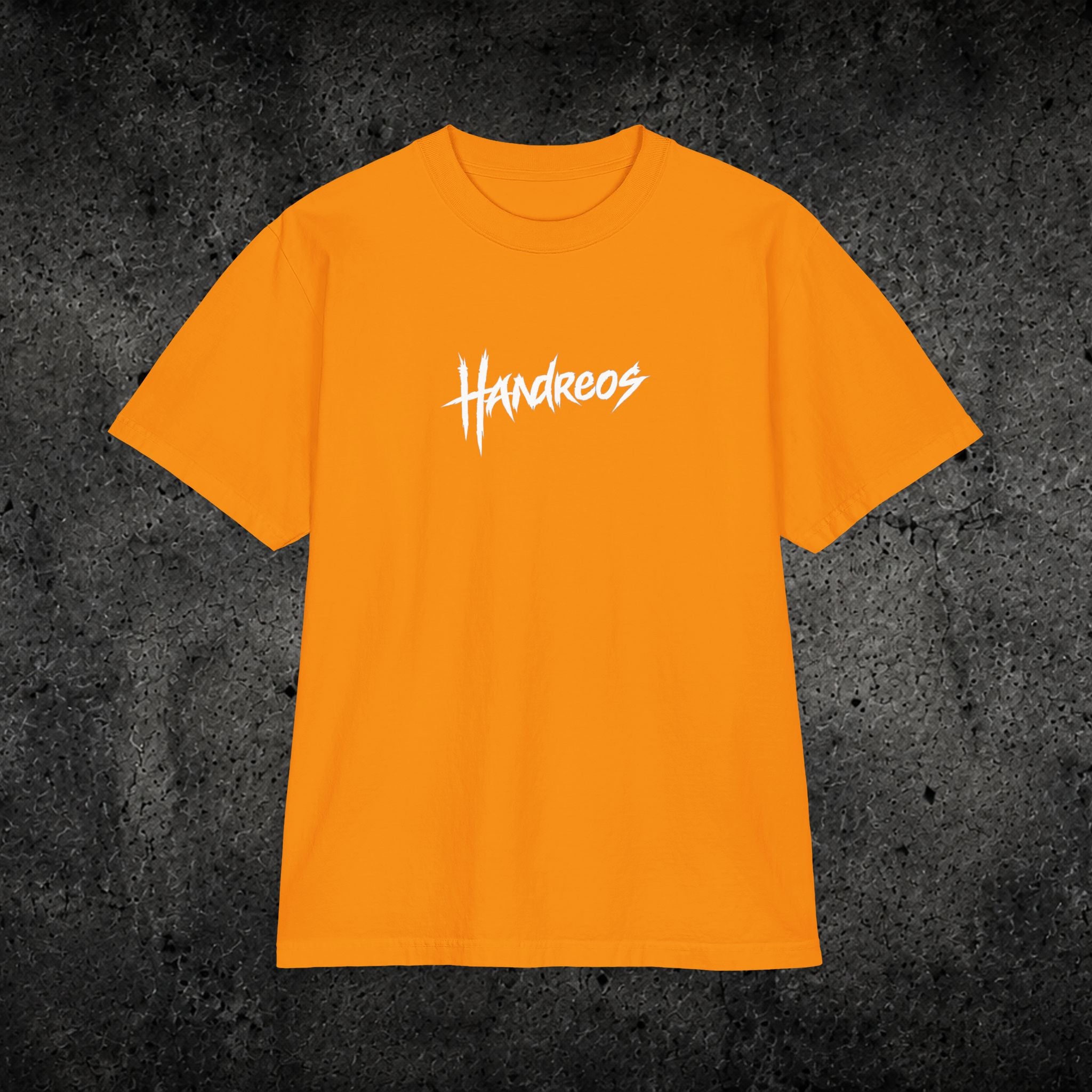 Not Bad Boy Graphic Tee — 'Handreos' Logo Short Sleeve Shirt