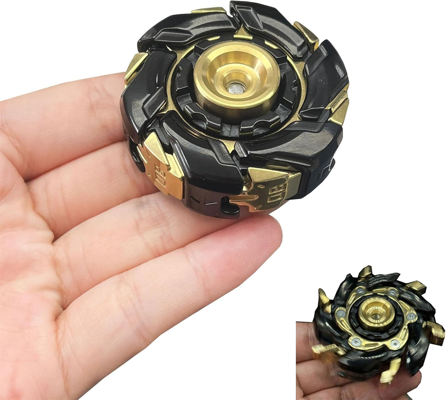 Metal Deformation Mecha Fidget Spinner - EDC Hand Spinner for Stress Relief and Anxiety Management, Ideal Office Desk Toy, Perfect Gift for Boyfriend and Father (Silver)