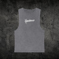 Handreos Logo Stonewash Tank Top — Graphic Muscle Tee