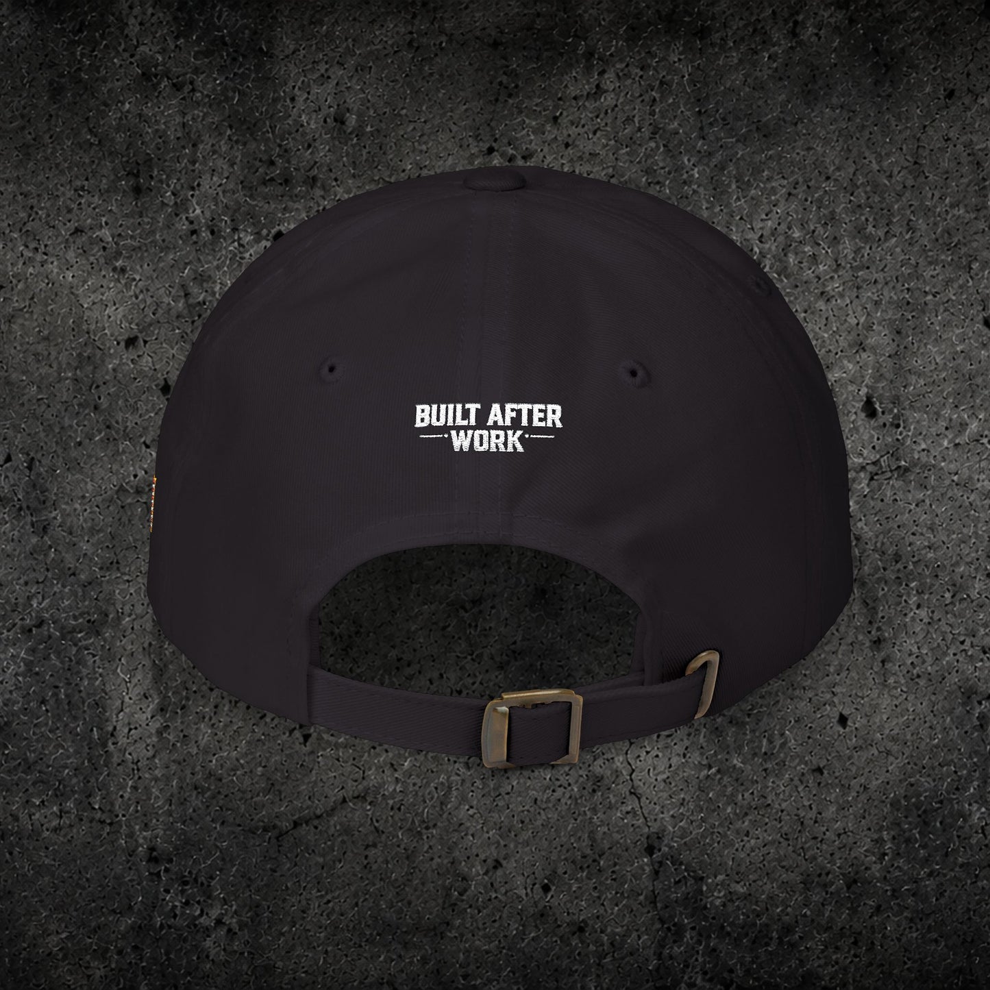 Ember Raven Dad Cap — Minimal Dark Bird Logo Baseball Hat