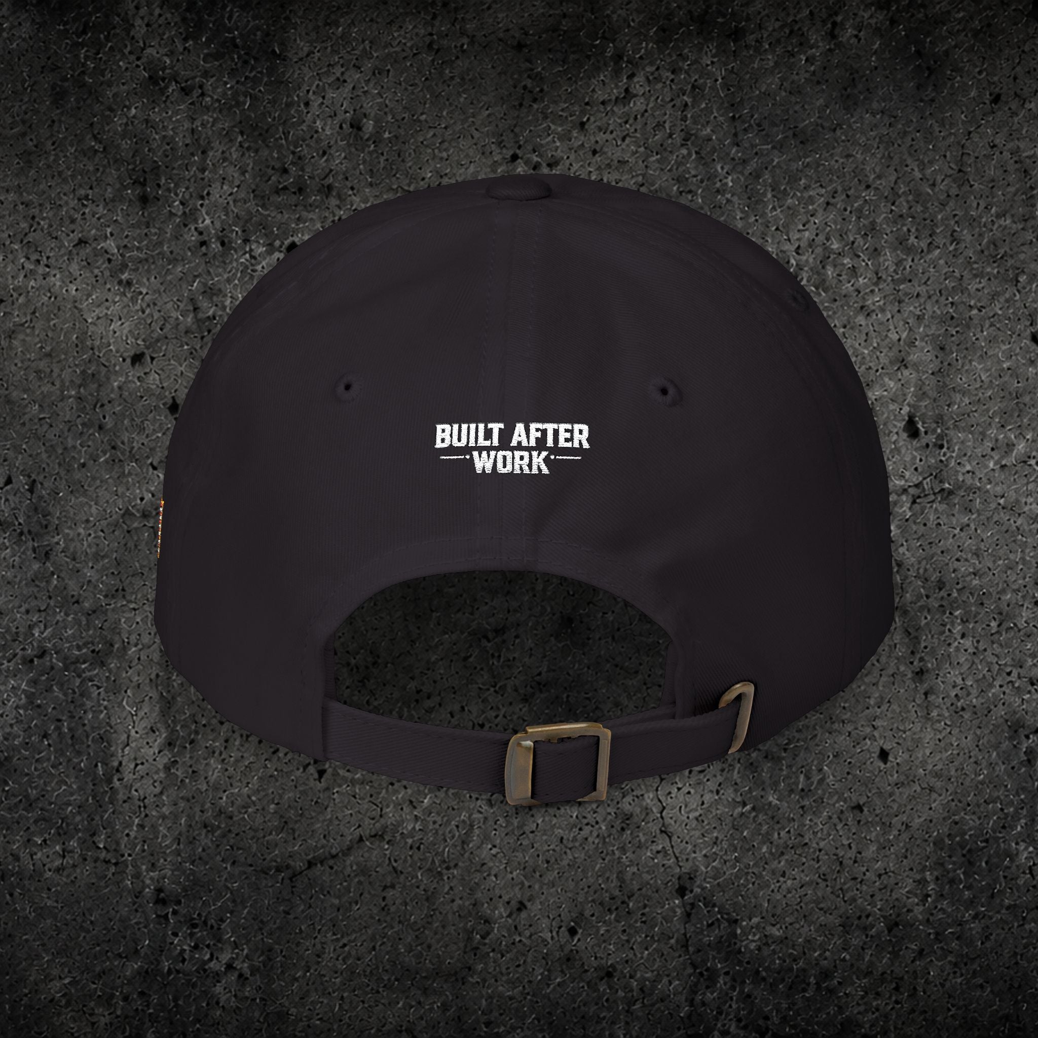 Ember Raven Dad Cap — Minimal Dark Bird Logo Baseball Hat