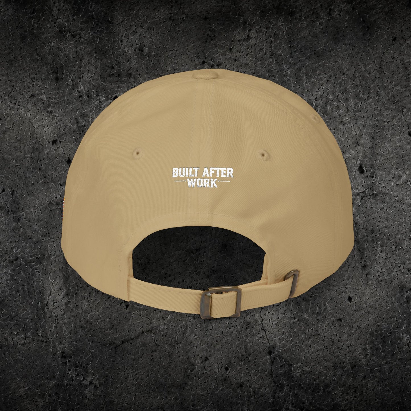 Ember Raven Dad Cap — Minimal Dark Bird Logo Baseball Hat