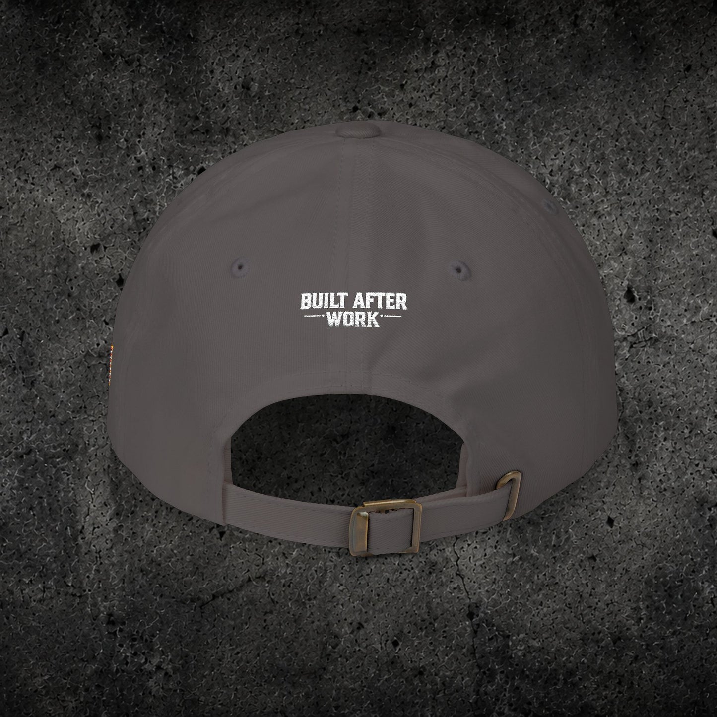 Ember Raven Dad Cap — Minimal Dark Bird Logo Baseball Hat