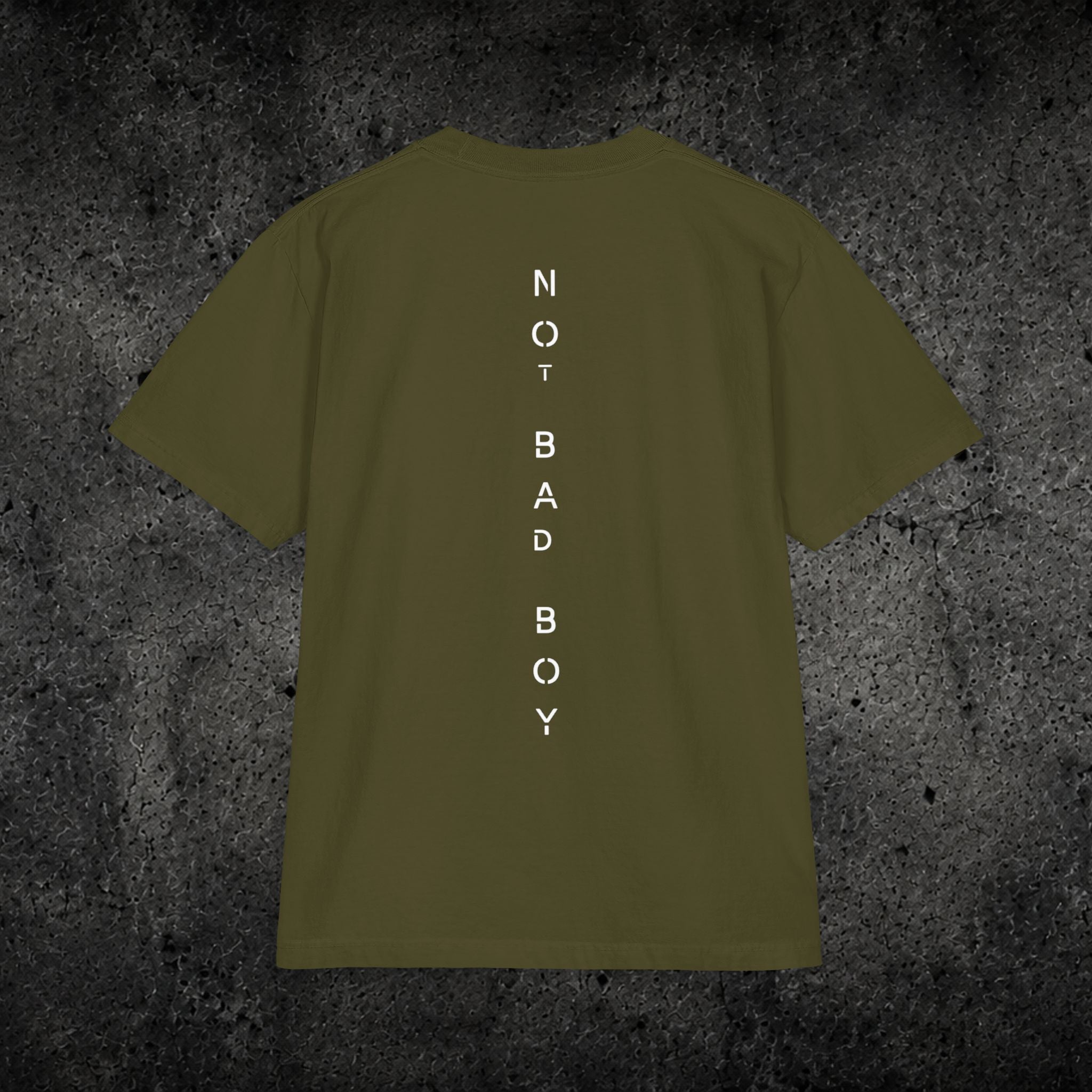 Not Bad Boy Graphic Tee — 'Handreos' Logo Short Sleeve Shirt