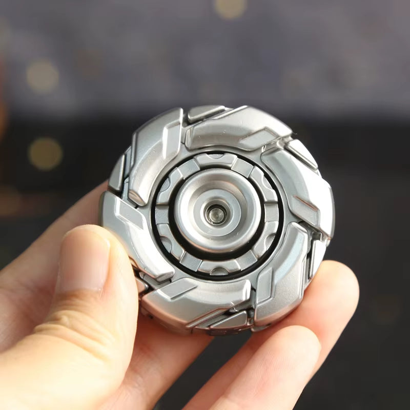 Mecha Transform Fidget Spinner EDC Focus Aid Hand Spinner Restlessness Easing Pocket Toy for Adults Fidget Toy Adults Gifts