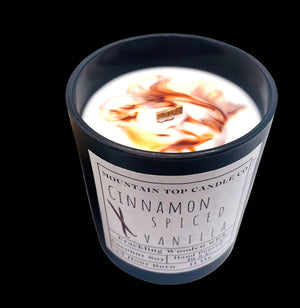 Cinnamon Vanilla Woodwick Candle – Aromatherapy & Relaxation